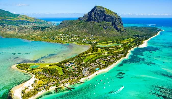 Côte de l'île Maurice